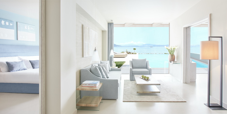 Tiara Holidays - Ikos Dassia - deluxe two bedroom suite with private pool